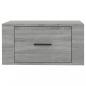 Preview: Wand-Nachttische 2 Stk. Grau Sonoma 50x36x25 cm