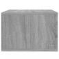 Preview: Wand-Nachttische 2 Stk. Grau Sonoma 50x36x25 cm