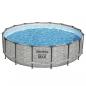 Preview: Bestway Power Steel Swimmingpool Rund 488x122 cm