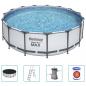 Preview: Bestway Pool-Set Steel Pro MAX Rund 457x122 cm