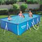 Preview: ARDEBO.de - Bestway Steel Pro Swimmingpool Set Rechteckig 400x211x81 cm 56424