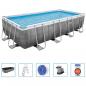 Preview: Bestway Pool-Set Power Steel Rechteckig 549x274x122 cm