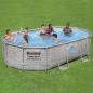 Preview: ARDEBO.de - Bestway Power Steel Swimmingpool Set 488x305x107 cm