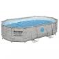 Preview: Bestway Power Steel Swimmingpool Set 488x305x107 cm