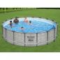 Preview: ARDEBO.de - Bestway Power Steel Swimmingpool 549x122 cm