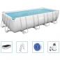 Preview: Bestway Power Steel Swimmingpool-Set Rechteckig 549x274x122 cm