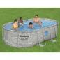 Preview: ARDEBO.de - Bestway Power Steel Pool-Set 427x250x100 cm