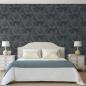 Preview: ARDEBO.de - DUTCH WALLCOVERINGS Tapete Onyx Anthrazit und Golden