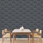 Preview: DUTCH WALLCOVERINGS Tapete Onyx Anthrazit und Golden