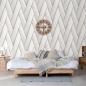 Preview: ARDEBO.de - DUTCH WALLCOVERINGS Tapete Geometric Weiß und Golden