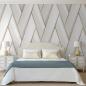 Preview: DUTCH WALLCOVERINGS Tapete Geometric Weiß und Golden