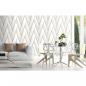 Preview: DUTCH WALLCOVERINGS Tapete Geometric Weiß und Golden