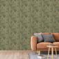 Preview: ARDEBO.de - DUTCH WALLCOVERINGS Tapete Joelle Grün und Golden