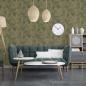 Preview: DUTCH WALLCOVERINGS Tapete Joelle Grün und Golden