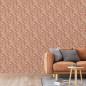 Preview: ARDEBO.de - DUTCH WALLCOVERINGS Tapete Mae Orange und Beige