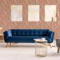 Preview: DUTCH WALLCOVERINGS Tapete Mae Orange und Beige