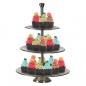 Preview: ARDEBO.de - Excellent Houseware Etagere mit 3 Ablagen 36,5 cm Edelstahl