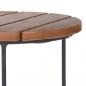 Preview: H&S Collection 2-tlg. Beistelltisch-Set Teak Braun