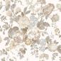 Preview: Noordwand Tapete Blooming Garden 6 Big Flowers Beige und Blau