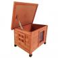 Preview: @Pet Outdoor-Katzenhaus XL 68,5x54x51,5 cm Holz Braun