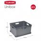 Preview: Curver Aufbewahrungsbox Unibox XL 60L Grau