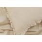 Preview: Venture Home Bettwäsche-Set Lias 200x150 cm Baumwolle Beige