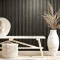 Preview: ARDEBO.de - Noordwand Tapete Botanica Wooden Slats Schwarz und Grau