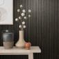 Preview: Noordwand Tapete Botanica Wooden Slats Schwarz und Grau