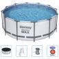 Preview: Bestway Steel Pro MAX Swimmingpool-Set Rund 366x122 cm