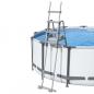 Preview: Bestway Pool-Sicherheitsleiter mit 4 Stufen Flowclear 132 cm