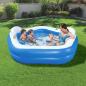 Preview: ARDEBO.de - Bestway Family Fun Lounge Pool 213x206x69 cm