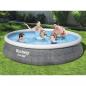 Preview: ARDEBO.de - Bestway Fast Set Pool-Set mit Pumpe Aufblasbar 396x84 cm