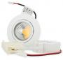 Preview: Nobile LED Downlight A 5068 T Flat weiß-matt 8W 930 38° dim C, 900lm, 3000K, weiß matt (1856861023)