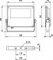 Preview: Philips CoreLine Tempo Medium BVP125 LED120-4S/740 A Außenstrahler, 230 V, 95 W, 4000 K (45587300)