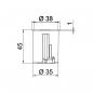 Preview: OBO Bettermann HG 45-WA-LD HW Hohlwand-Wandauslassdose, luftdicht (2003832)