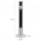 Preview: ProfiCare PC-TVL 3090 Tower-Ventilator, WiFi-Steuerung, VOICE CONTROL, inox-schwarz