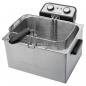 Preview: ProfiCook PC-FR 1038 Doppel-Fritteuse, 5 L, 3000 W, 30-Minuten-Timer, stufenlos, 2 Kontrollleuchten, inox (501038)