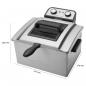 Preview: ProfiCook PC-FR 1038 Doppel-Fritteuse, 5 L, 3000 W, 30-Minuten-Timer, stufenlos, 2 Kontrollleuchten, inox (501038)