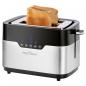 Preview: ProfiCook PC-TA 1170 Toaster, 770-920 W, breite Toastschlitze, Sensor Touch, schwarz/edelstahl