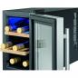 Preview: ProfiCook PC-WK 1231 Glastürkühlschrank, 17L, 25 cm breit, Thermoelektrische Kühlung, Anti-Vibrationssystem, schwarz