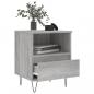 Preview: Nachttische 2 Stk. Grau Sonoma 40x35x50 cm Holzwerkstoff