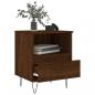 Preview: Nachttische 2 Stk. Braun Eichen-Optik 40x35x50 cm Holzwerkstoff