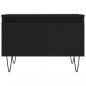 Preview: Couchtisch Schwarz 50x46x35 cm Holzwerkstoff