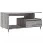 Preview: Couchtisch Grau Sonoma 90x49x45 cm Holzwerkstoff