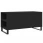 Preview: Couchtisch Schwarz 102x44,5x50 cm Holzwerkstoff