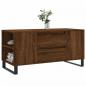 Preview: Couchtisch Braun Eichen-Optik 102x44,5x50 cm Holzwerkstoff