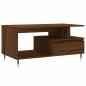 Preview: Couchtisch Braun Eichen-Optik 90x49x45 cm Holzwerkstoff