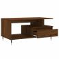 Preview: Couchtisch Braun Eichen-Optik 90x49x45 cm Holzwerkstoff