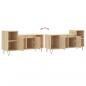 Preview: TV-Schrank Sonoma-Eiche 100x35x55 cm Holzwerkstoff