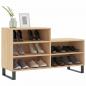 Preview: Schuhregal Sonoma-Eiche 102x36x60 cm Holzwerkstoff